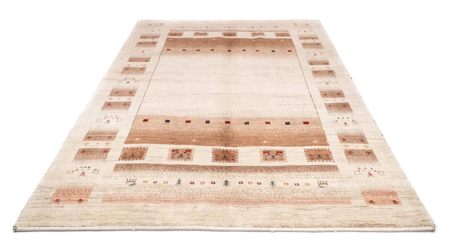 Perserteppich Gabbeh-Loribaft 258 x 154 cm Wolle handgeknüpft