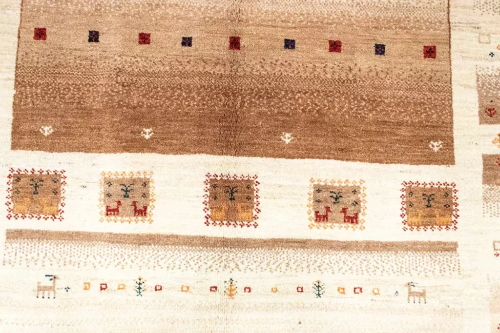 Perserteppich Gabbeh-Loribaft 258 x 154 cm Wolle handgeknüpft