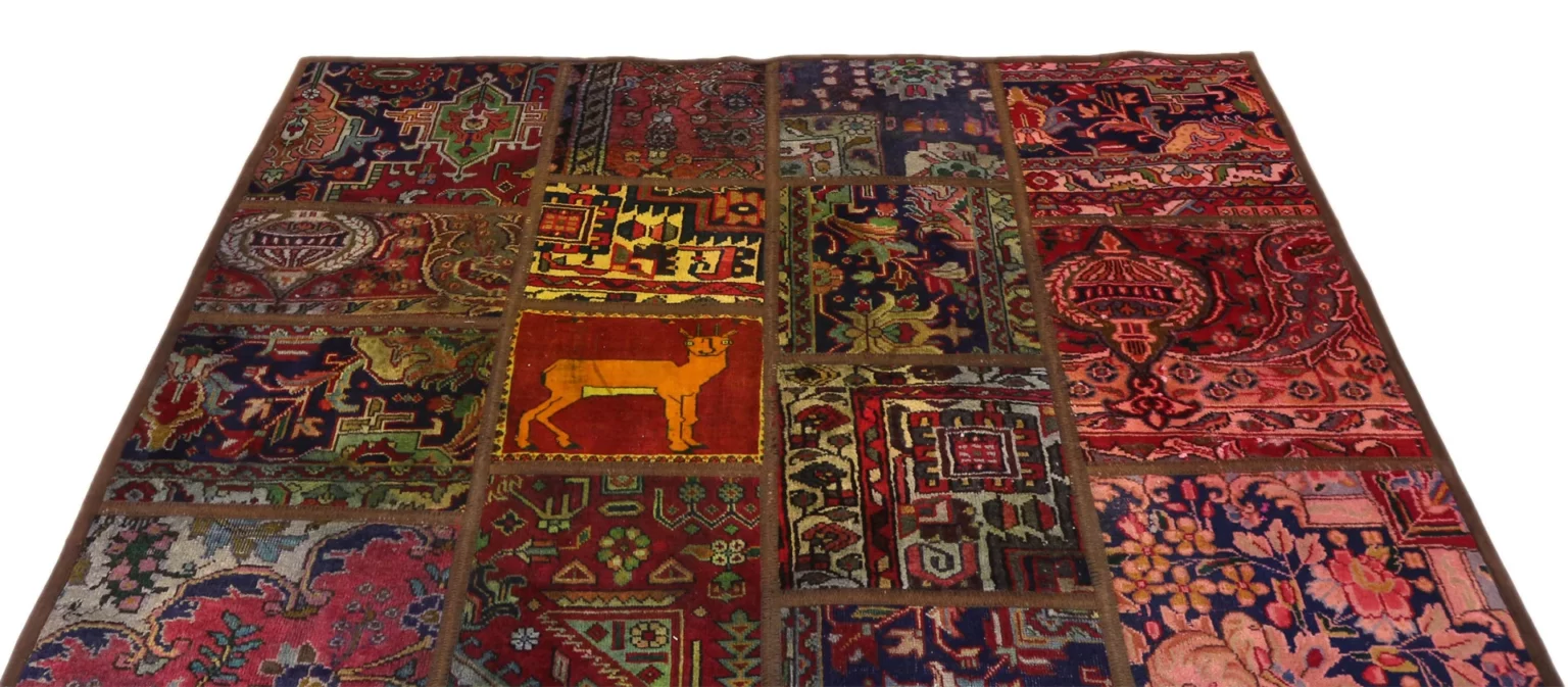 Orientteppich 240 x 165 cm handgeknüpft