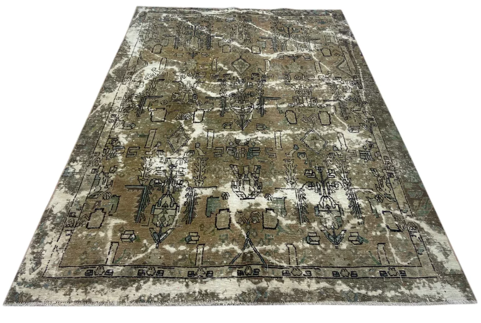 Perserteppich 265 x 183 cm Wolle handgeknüpft