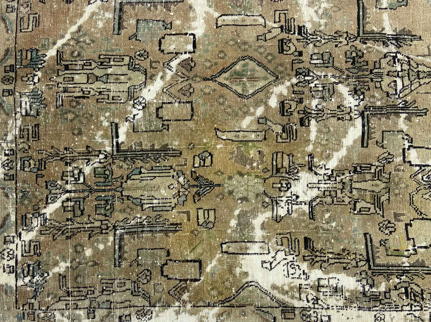 Perserteppich 265 x 183 cm Wolle handgeknüpft