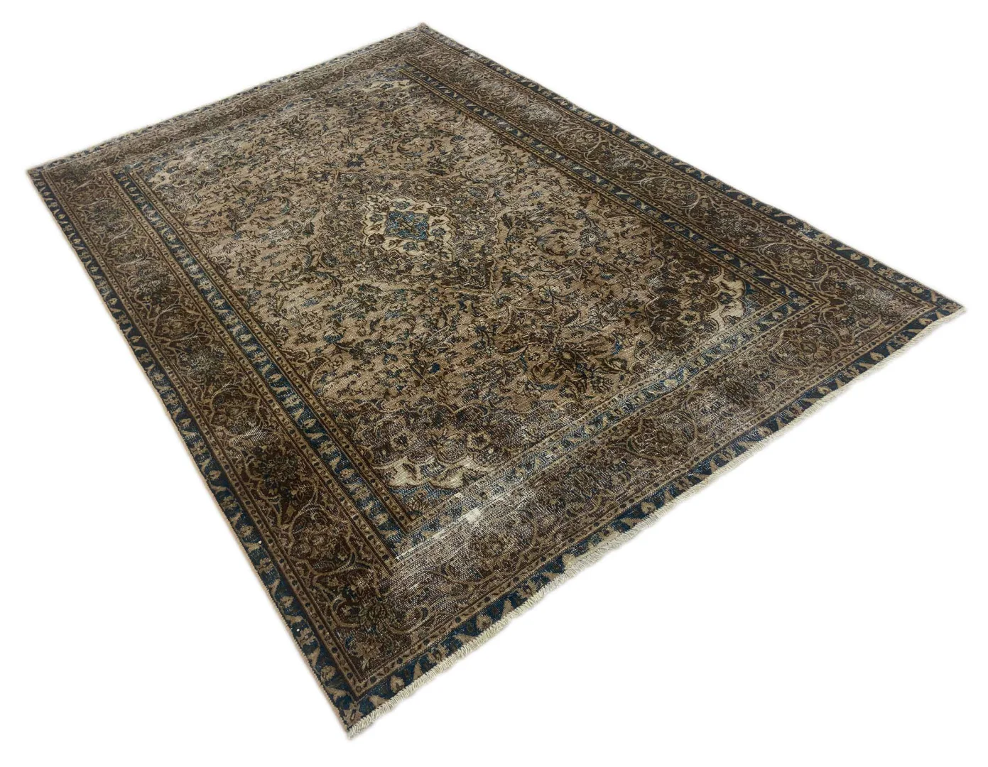 Perserteppich 270 x 185 cm Wolle handgeknüpft