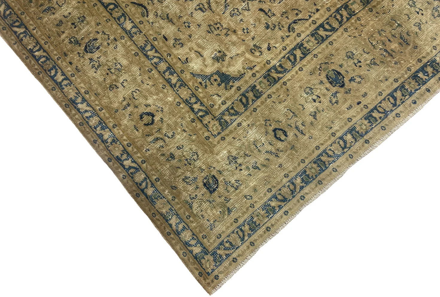 vintage-perserteppich-279-x-196-cm-handgeknupfter-teppich-mit-einzigartigem-3 Perserteppich 279 x 196 cm Wolle handgeknüpft
