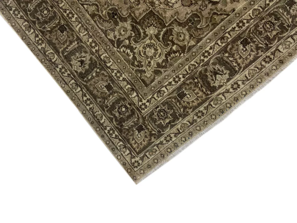 vintage-perserteppich-280-x-191-cm-handgeknupft-aufwendig-farbgearbeitet-1-2 Perserteppich 280 x 191 cm Wolle handgeknüpft