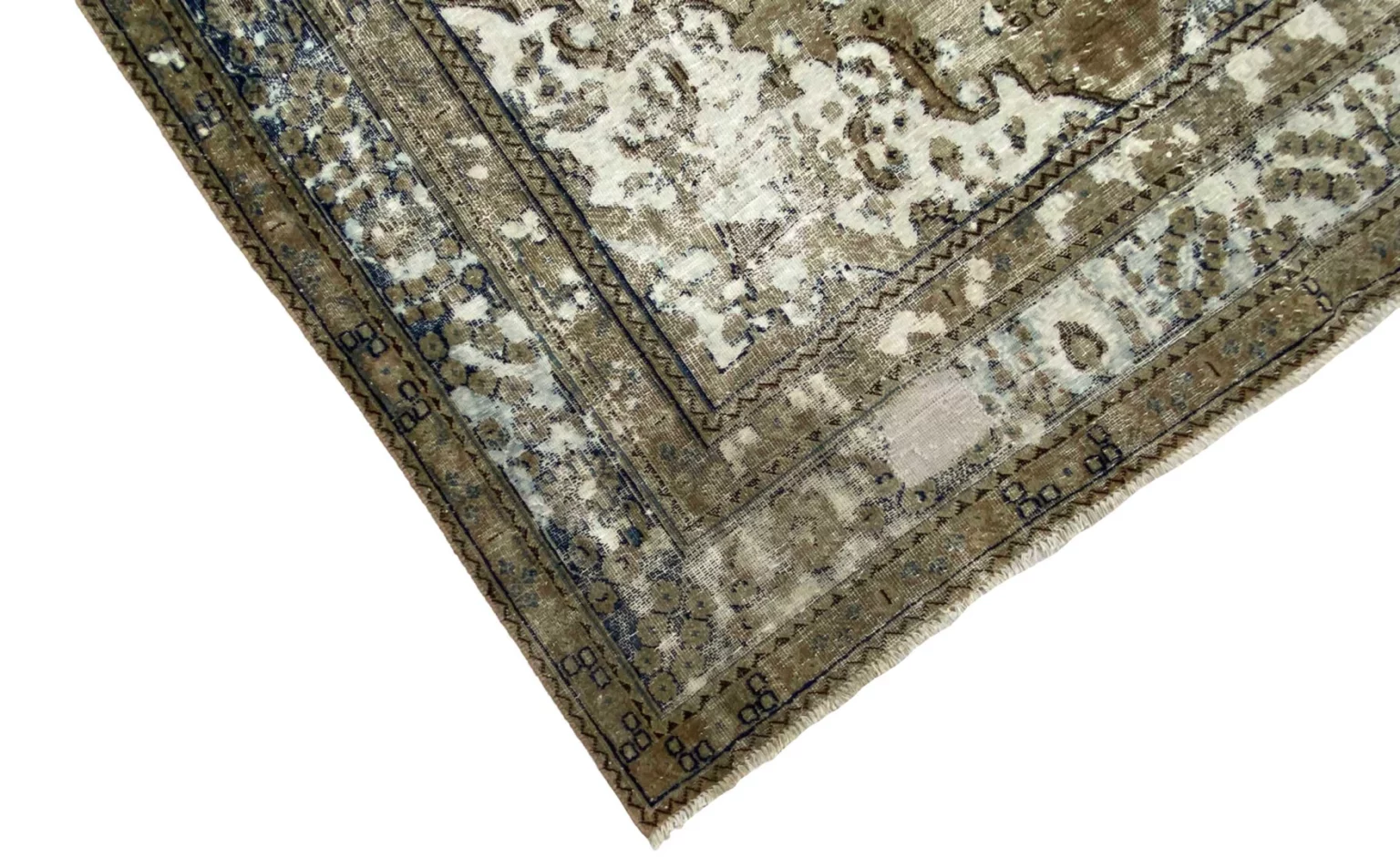 vintage-perserteppich-285-x-190-cm-handgeknupft-aufwendig-aufgearbeitet-1-3 Perserteppich 285 x 190 cm Wolle handgeknüpft