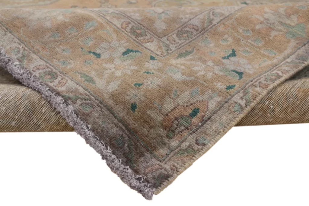 vintage-perserteppich-285-x-197-cm-aufwendig-aufgearbeitet-modernes-5 Perserteppich 285 x 197 cm Wolle handgeknüpft