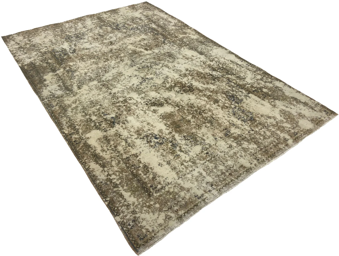 vintage-perserteppich-287-x-190-cm-handgeknupft-aufwendig-aufgearbeitet-1-2 Perserteppich 287 x 190 cm Handgeknüpft