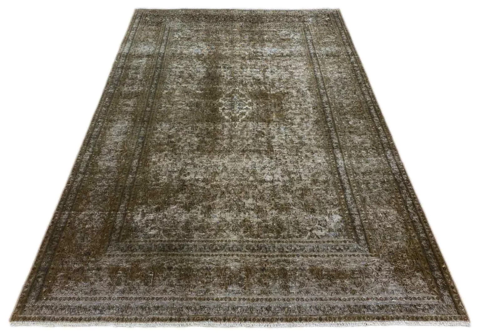vintage-perserteppich-293-x-191-cm-handgeknupft-aufwendig-aufgearbeitet-1-1 Perserteppich 293 x 191 cm Wolle handgeknüpft
