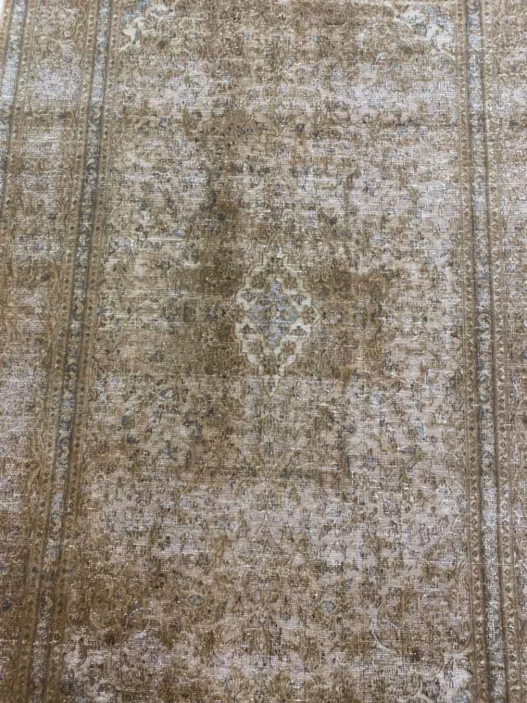 vintage-perserteppich-293-x-191-cm-handgeknupft-aufwendig-aufgearbeitet-1-5 Perserteppich 293 x 191 cm Wolle handgeknüpft