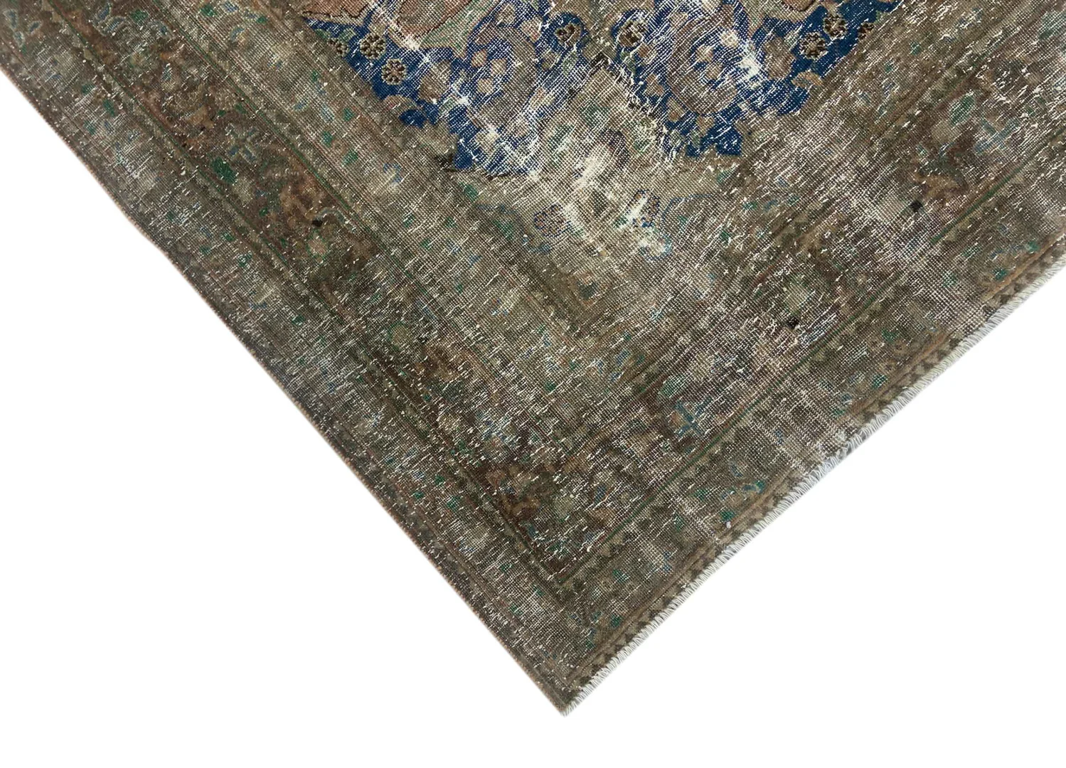 vintage-perserteppich-293-x-195-cm-handgeknupft-aufwendig-aufgearbeitet-1-3 Perserteppich 293 x 195 cm Wolle handgeknüpft