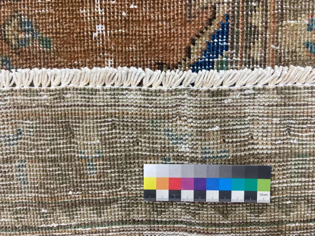 vintage-perserteppich-293-x-195-cm-handgeknupft-aufwendig-aufgearbeitet-1-4 Perserteppich 293 x 195 cm Wolle handgeknüpft