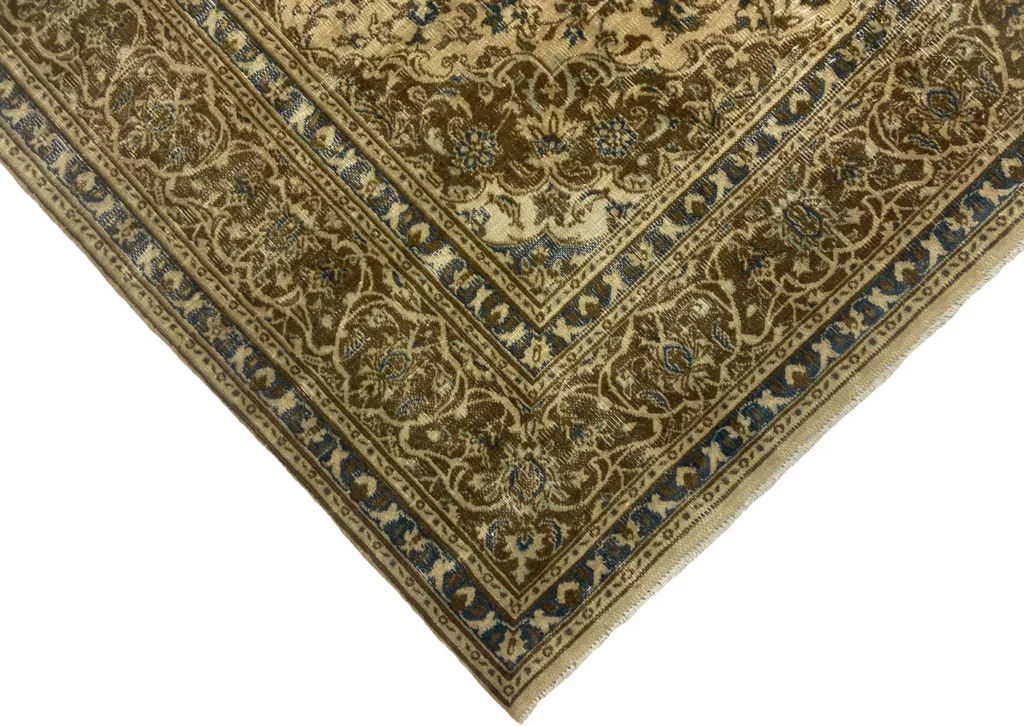 vintage-perserteppich-294-x-205-cm-aufwendig-handgearbeitet-farbiger-flor-1-3 Perserteppich 294 x 205 cm Wolle Handgeknüpft