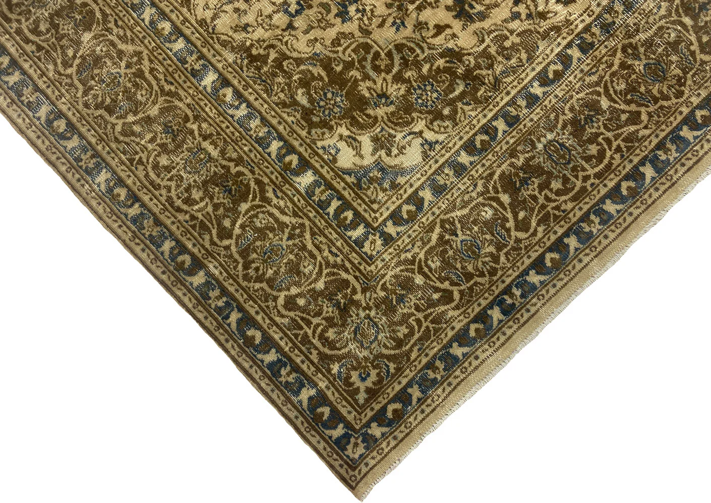 vintage-perserteppich-294-x-205-cm-aufwendig-handgearbeitet-farbiger-flor-1-3 Perserteppich 294 x 205 cm Wolle Handgeknüpft