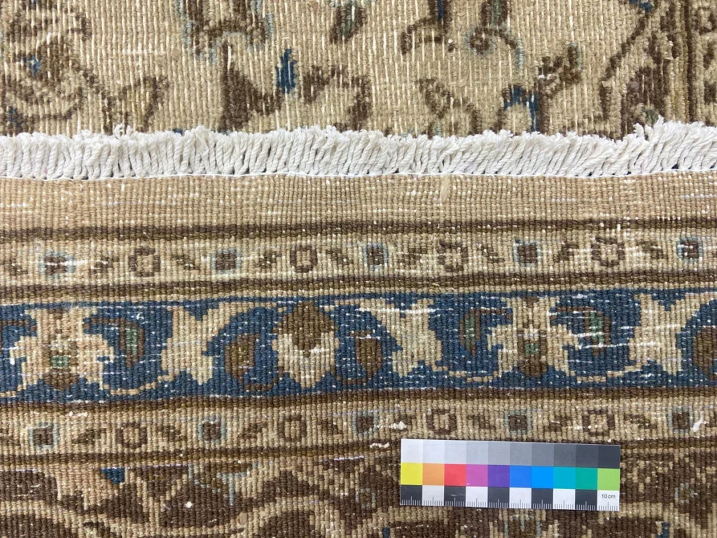 vintage-perserteppich-294-x-205-cm-aufwendig-handgearbeitet-farbiger-flor-1-4 Perserteppich 294 x 205 cm Wolle Handgeknüpft