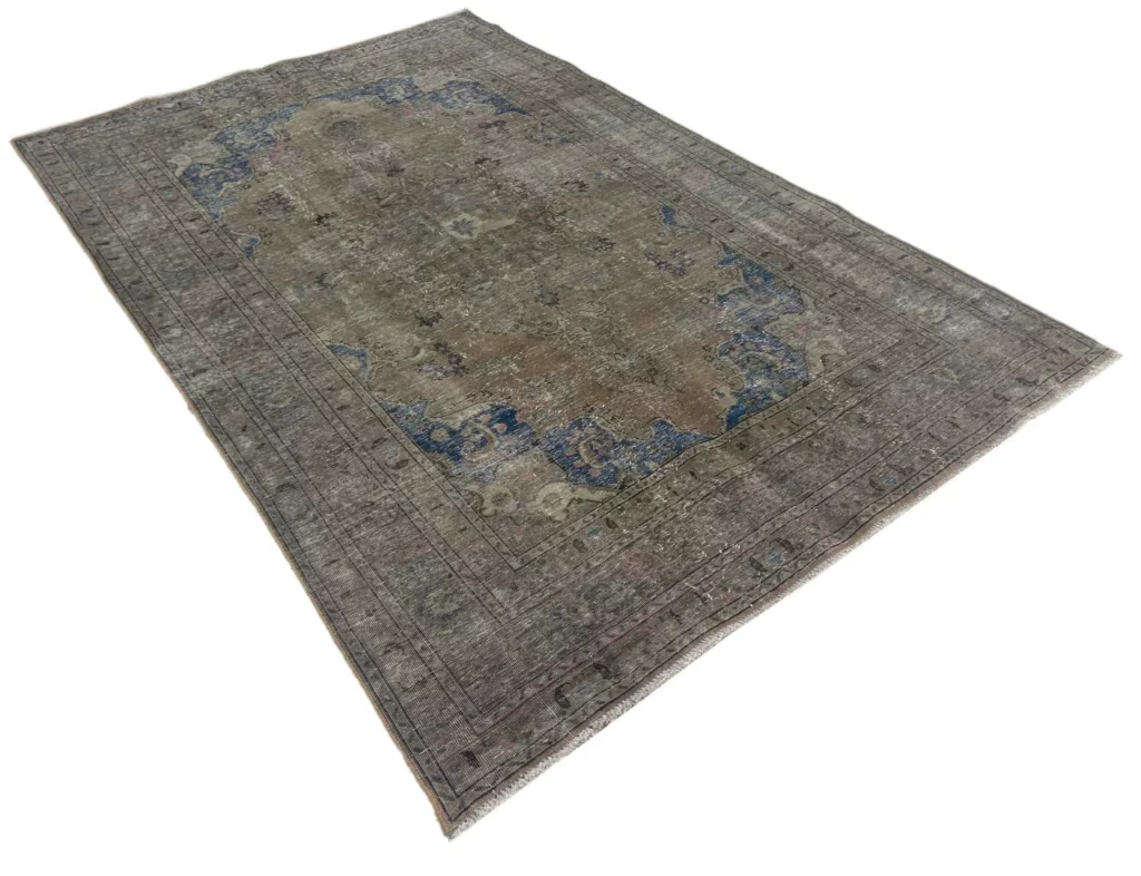 vintage-perserteppich-300-x-195-cm-handgeknupft-aufwendig-aufgearbeitet-1-2 Perserteppich 300 x 195 cm handgeknüpft