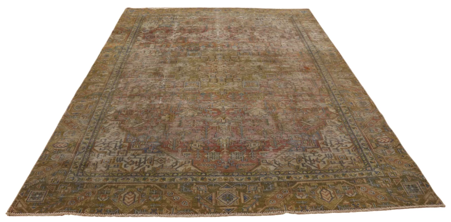 Perserteppich 303 x 210 cm Wolle handgeknüpft