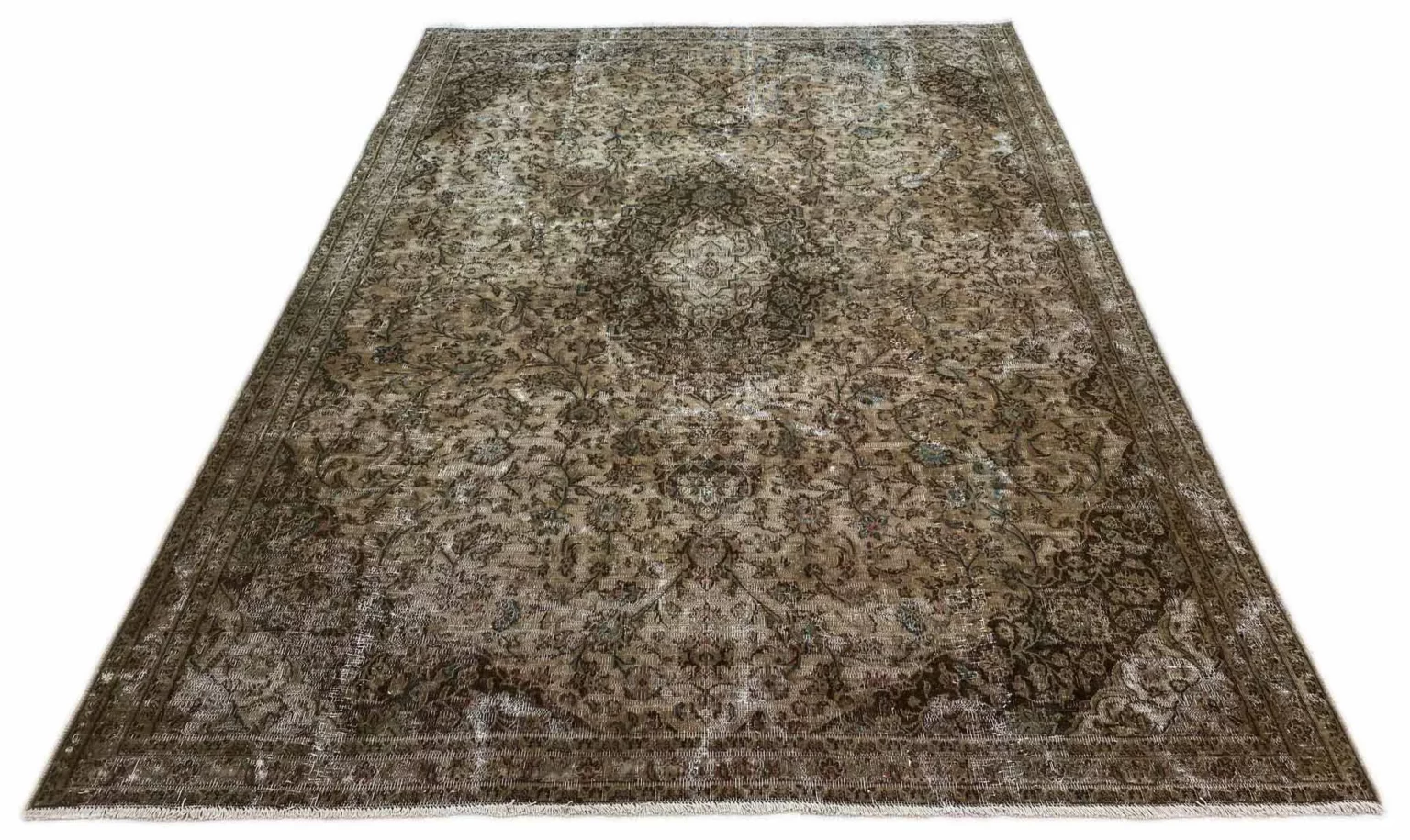 vintage-perserteppich-308-x-218-cm-handgeknupft-farbverlauf-mit-1 Perserteppich 308 x 218 cm Handgeknüpft