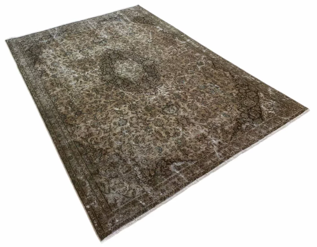 vintage-perserteppich-308-x-218-cm-handgeknupft-farbverlauf-mit-2 Perserteppich 308 x 218 cm Handgeknüpft