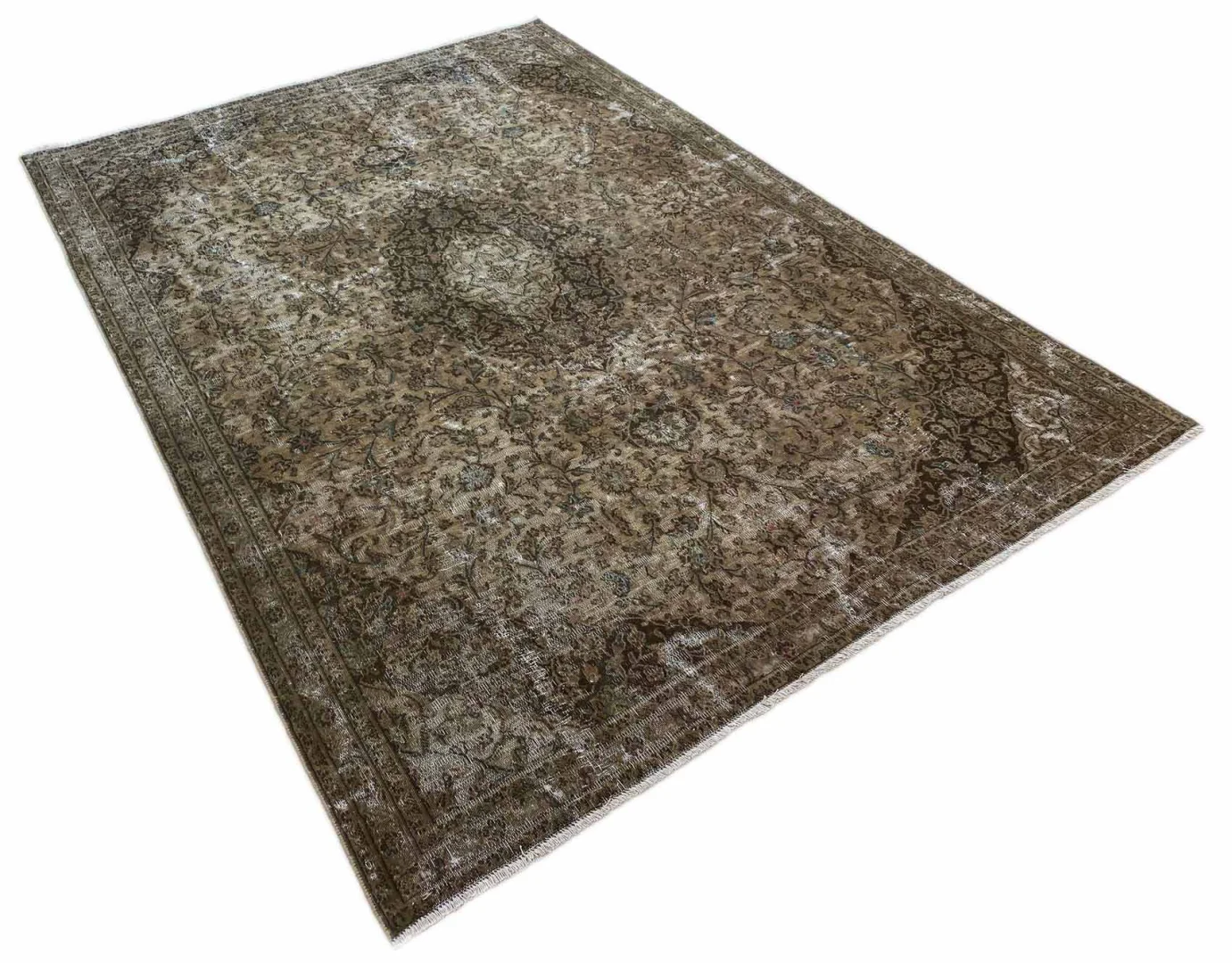 vintage-perserteppich-308-x-218-cm-handgeknupft-farbverlauf-mit-2 Perserteppich 308 x 218 cm Handgeknüpft