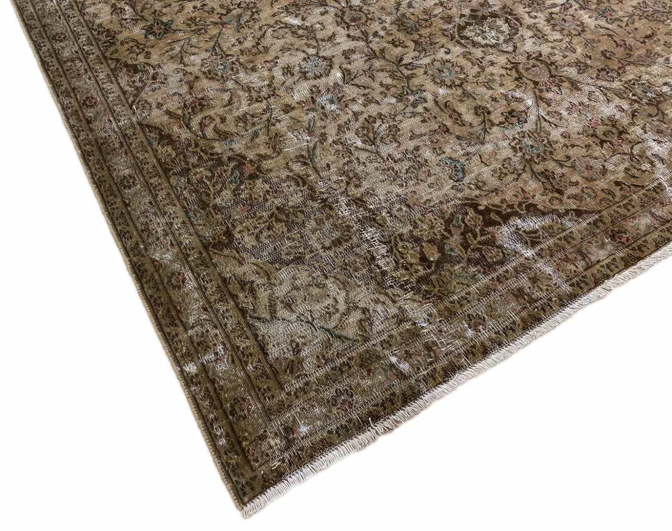 vintage-perserteppich-308-x-218-cm-handgeknupft-farbverlauf-mit-3 Perserteppich 308 x 218 cm Handgeknüpft