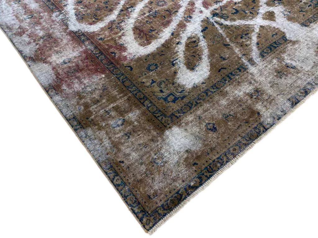 vintage-perserteppich-350-x-240-cm-handgeknupft-aufwendig-aufgearbeitet-1-3 Perserteppich Iran 350 x 240 cm Wolle handgeknüpft