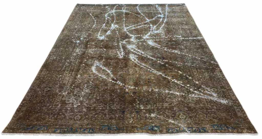 Perserteppich 350 x 251 cm Wolle handgeknüpft