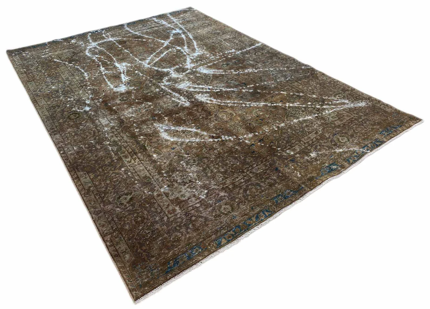 Perserteppich 350 x 251 cm Wolle handgeknüpft
