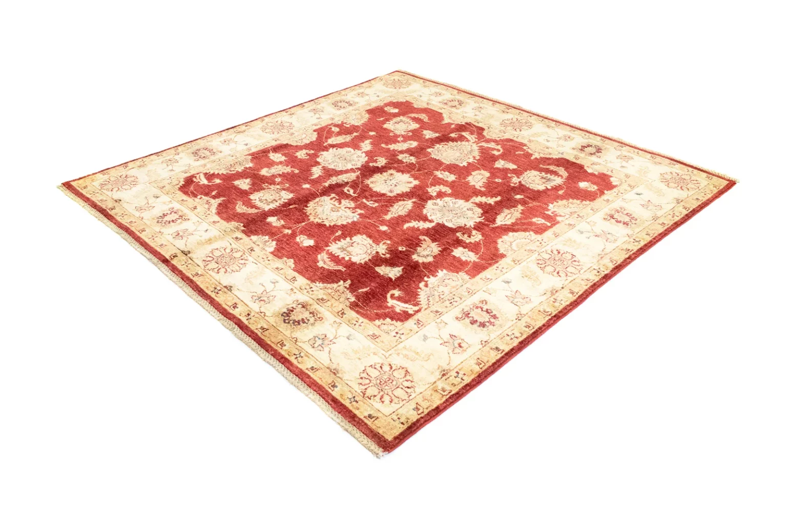 ziegler-teppich-186-x-185-cm-200000-knoten-m-steinwasche-fur-einen-2 Orientteppich Ziegler 186 x 185 cm Wolle handgeknüpft