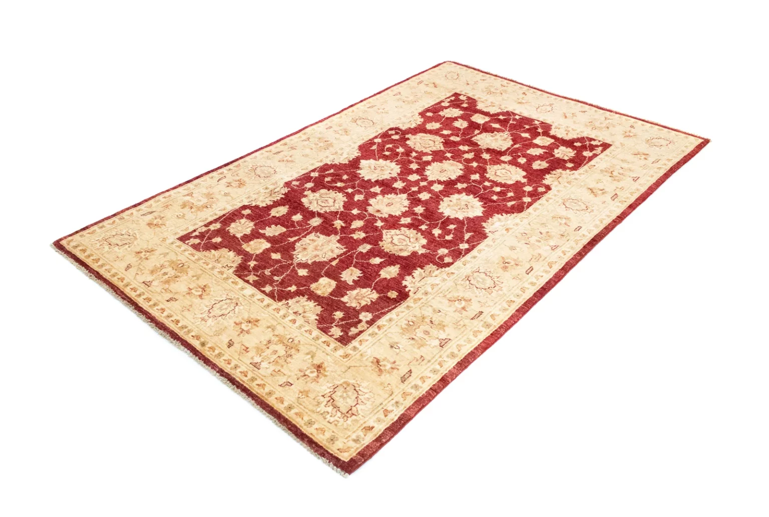Orientteppich Ziegler 204 x 125 cm Wolle handgeknüpft