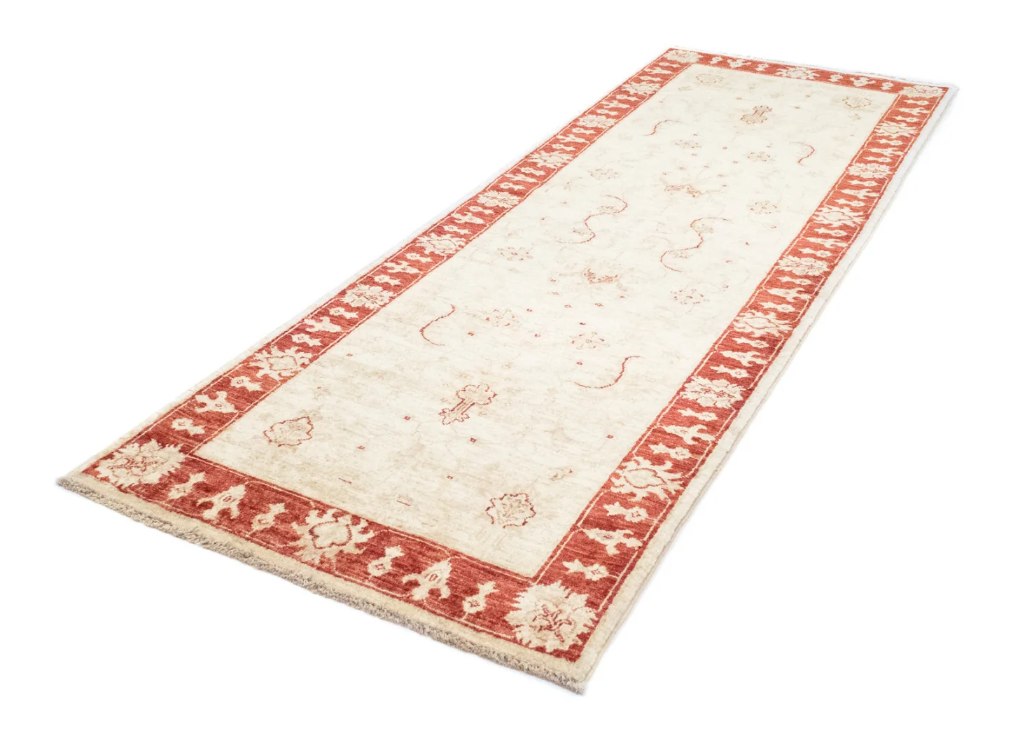 Orientteppich Ziegler 251 x 83 cm Wolle handgeknüpft