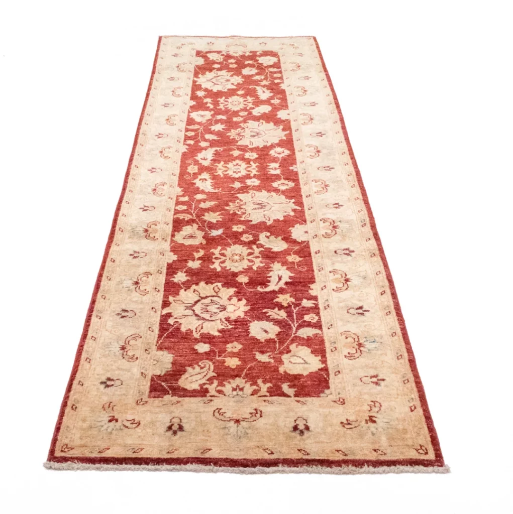 Orientteppich Ziegler 252 x 78 cm Wolle handgeknüpft