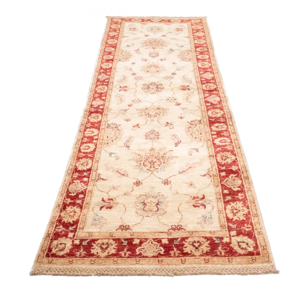 Orientteppich Ziegler 268 x 82 cm Wolle handgeknüpft