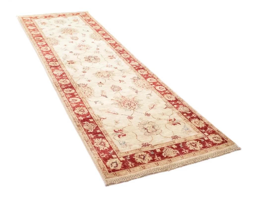 Orientteppich Ziegler 268 x 82 cm Wolle handgeknüpft