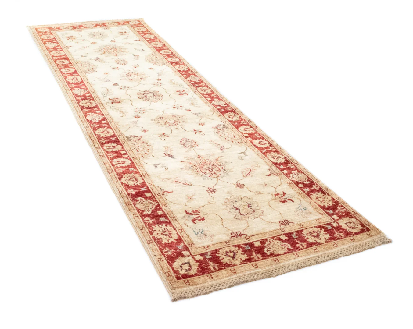 Orientteppich Ziegler 268 x 82 cm Wolle handgeknüpft