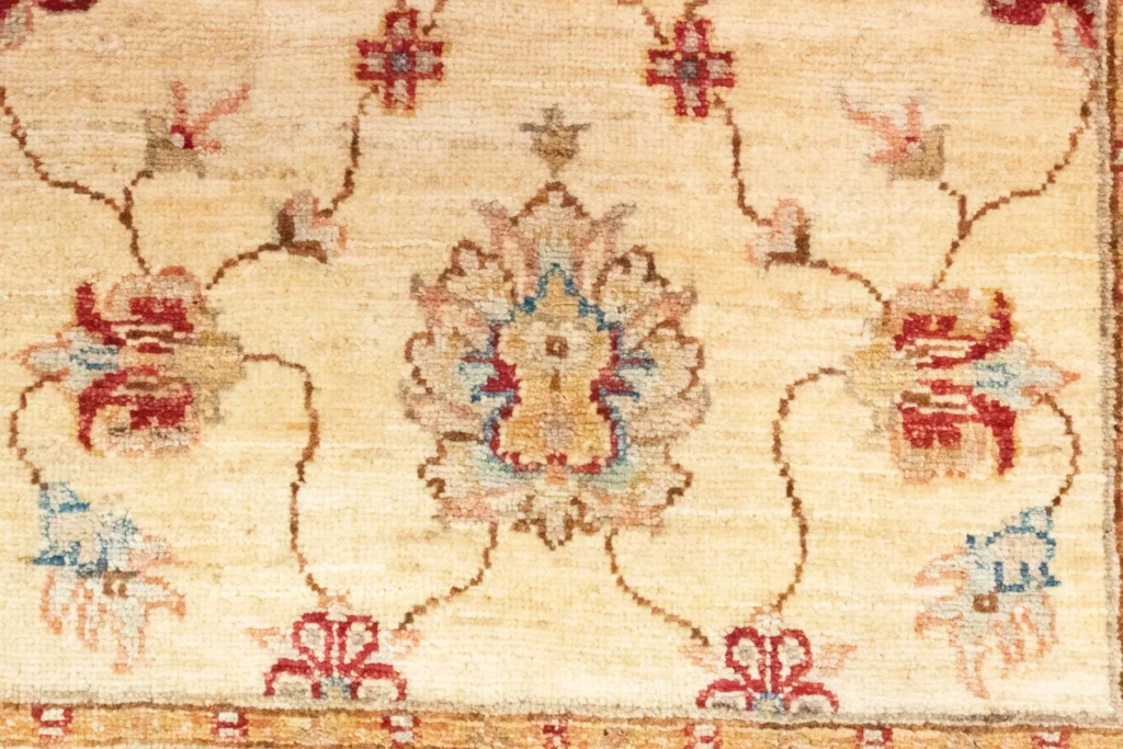 Orientteppich Ziegler 268 x 82 cm Wolle handgeknüpft