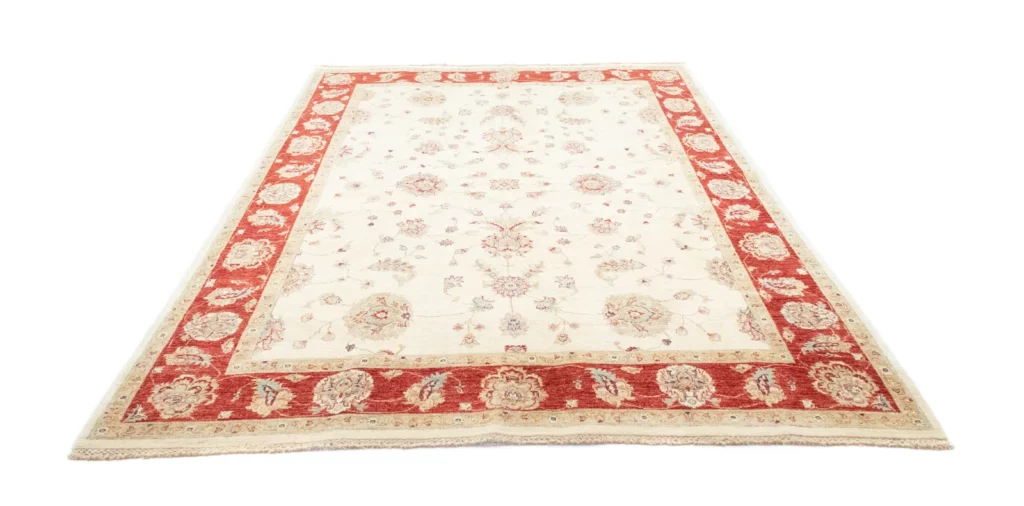 Orientteppich Farahan 294 x 203 cm Wolle handgeknüpft