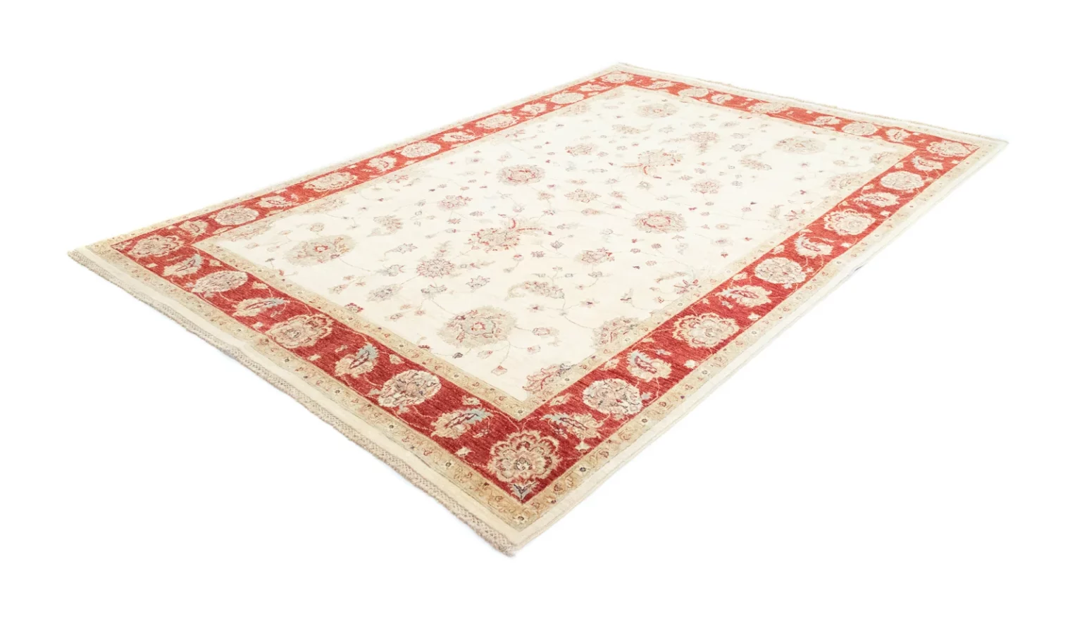 Orientteppich Farahan 294 x 203 cm Wolle handgeknüpft