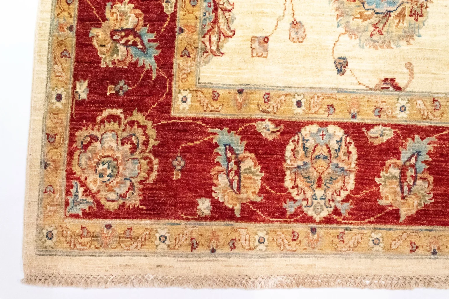 Orientteppich Farahan 294 x 203 cm Wolle handgeknüpft