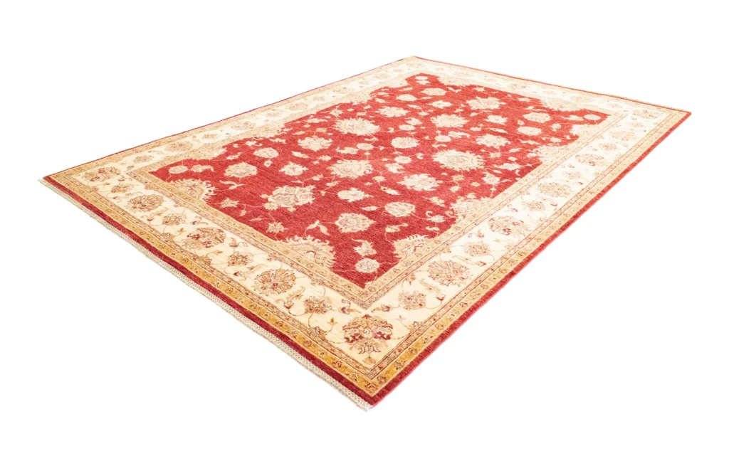 Orientteppich Farahan 293 x 212 cm Wolle handgeknüpft