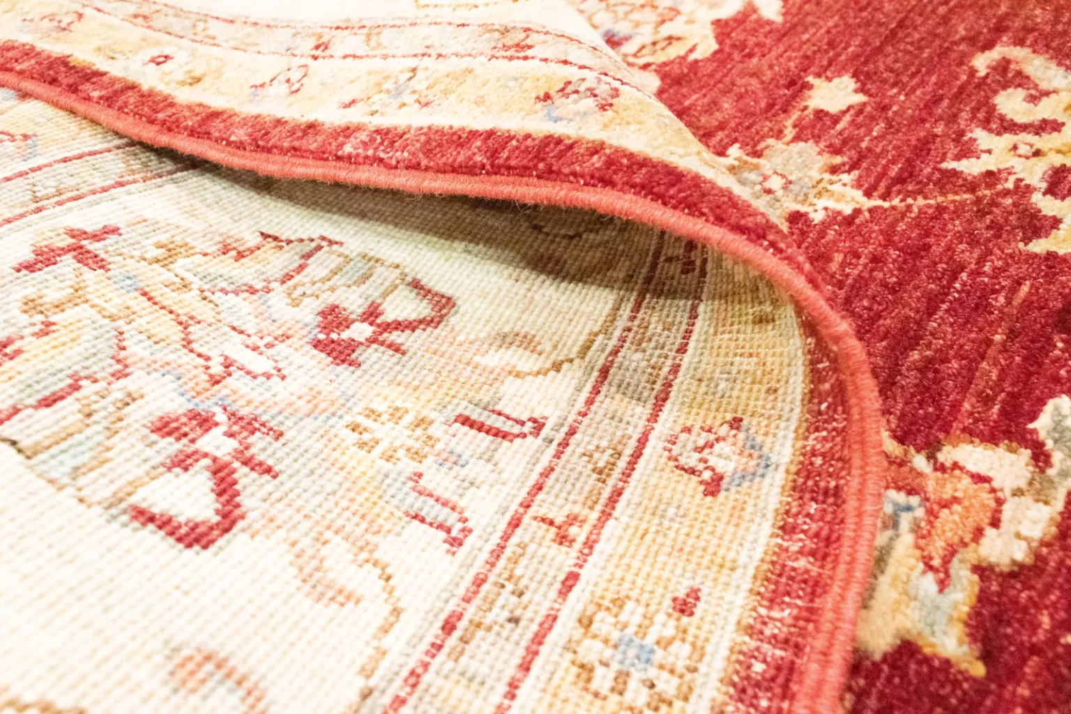 Orientteppich Farahan 293 x 212 cm Wolle handgeknüpft