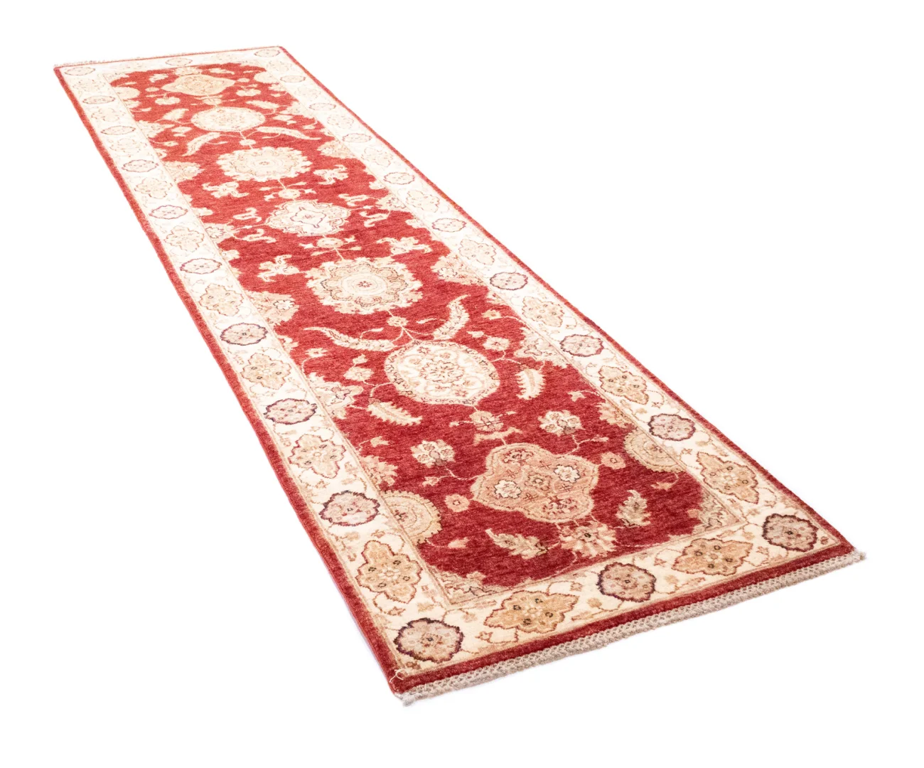 Orientteppich Ziegler 299 x 80 cm Wolle handgeknüpft