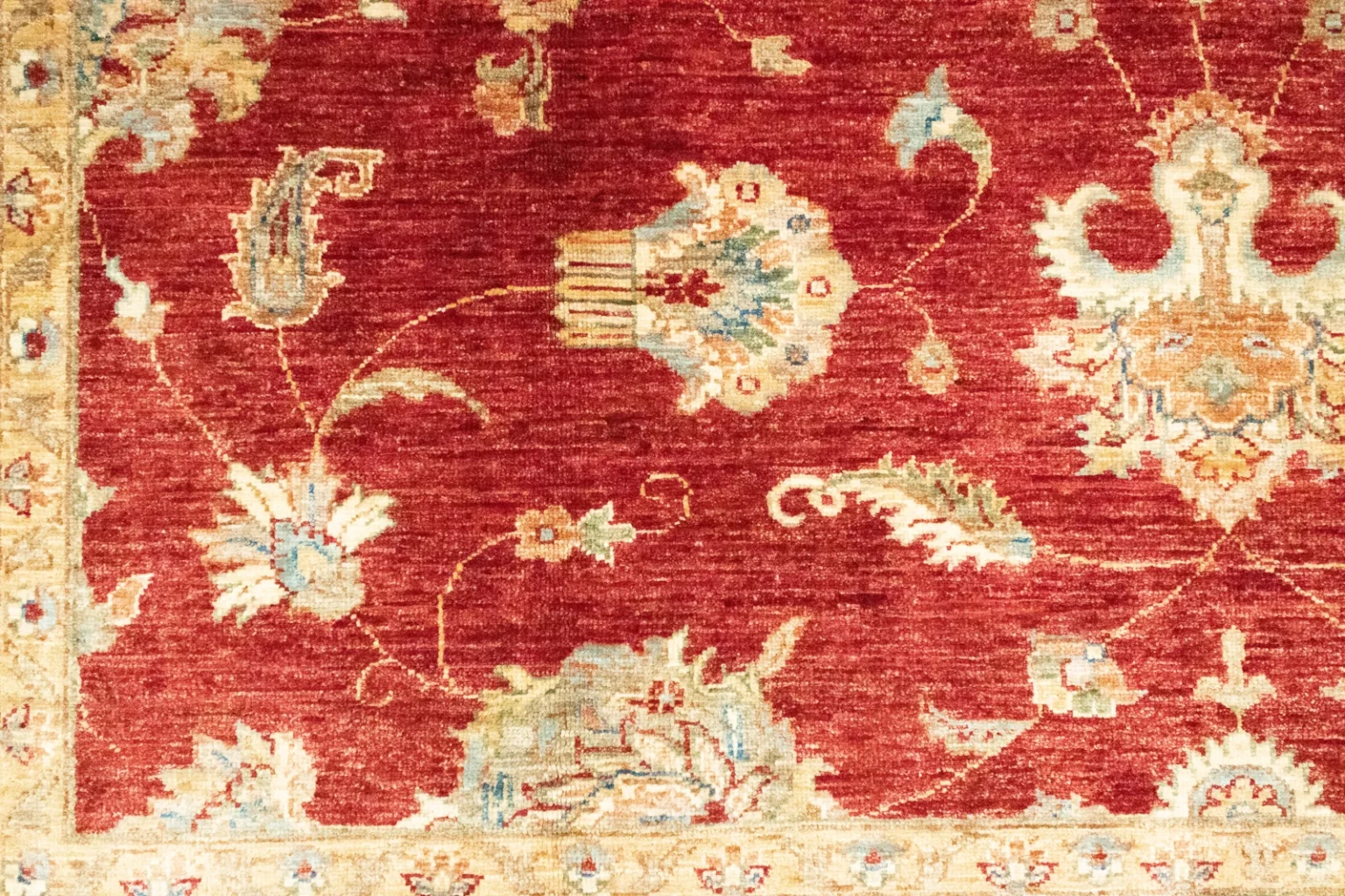 Perserteppich Farahan 305 x 209 cm Wolle handgeknüpft