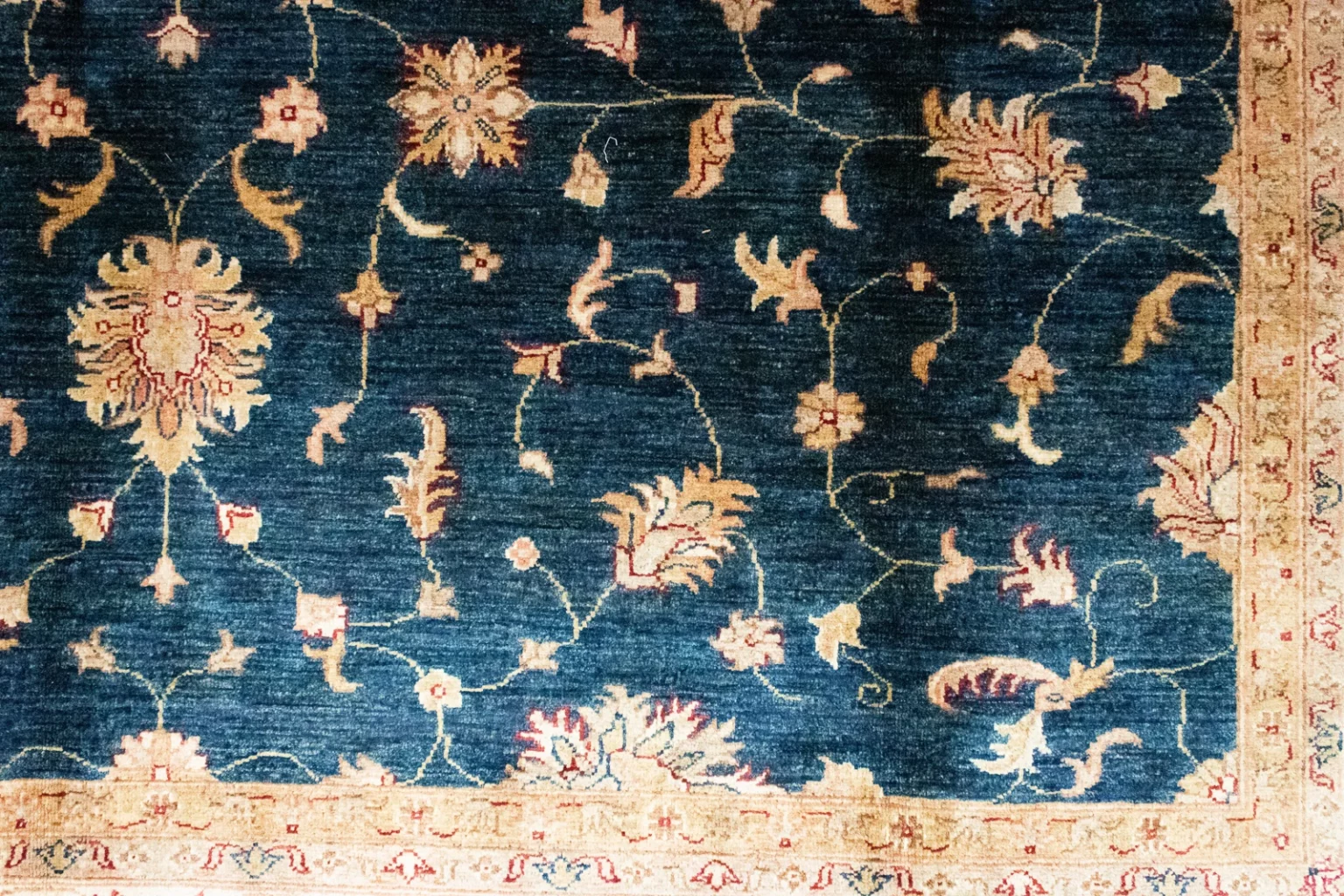 Orientteppich Farahan 309 x 248 cm Wolle handgeknüpft