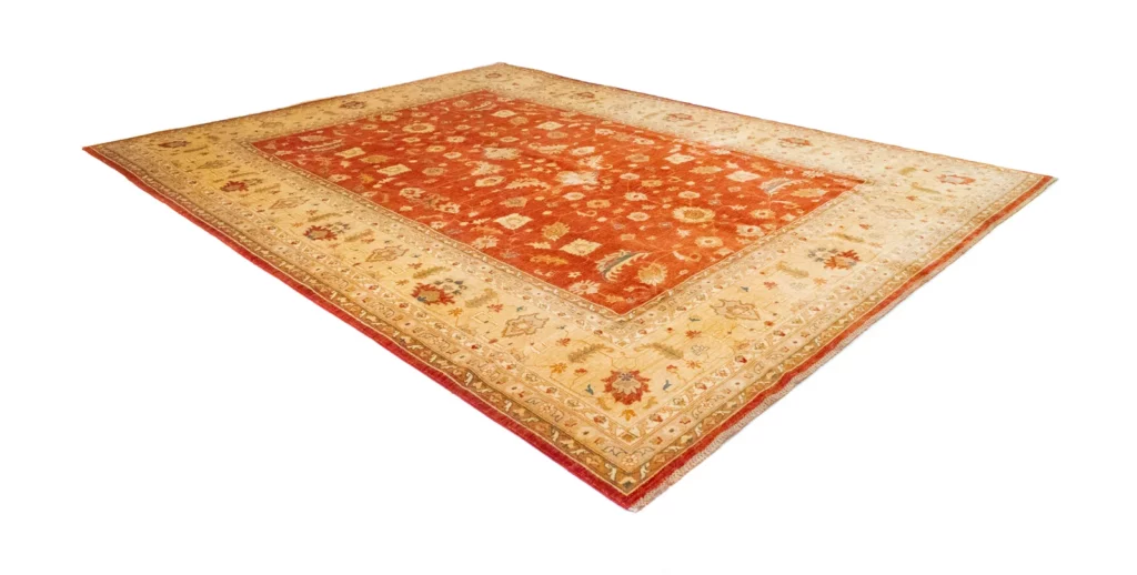 ziegler-perserteppich-398-x-307-cm-ca-200000-knoten-m-mit-3 Orientteppich Ziegler 398 x 307 cm Wolle handgeknüpft