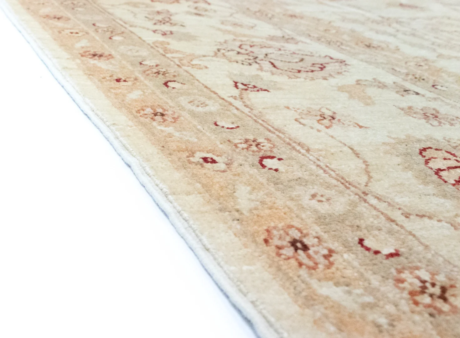 Orientteppich Ziegler 406 x 288 cm Wolle handgeknüpft