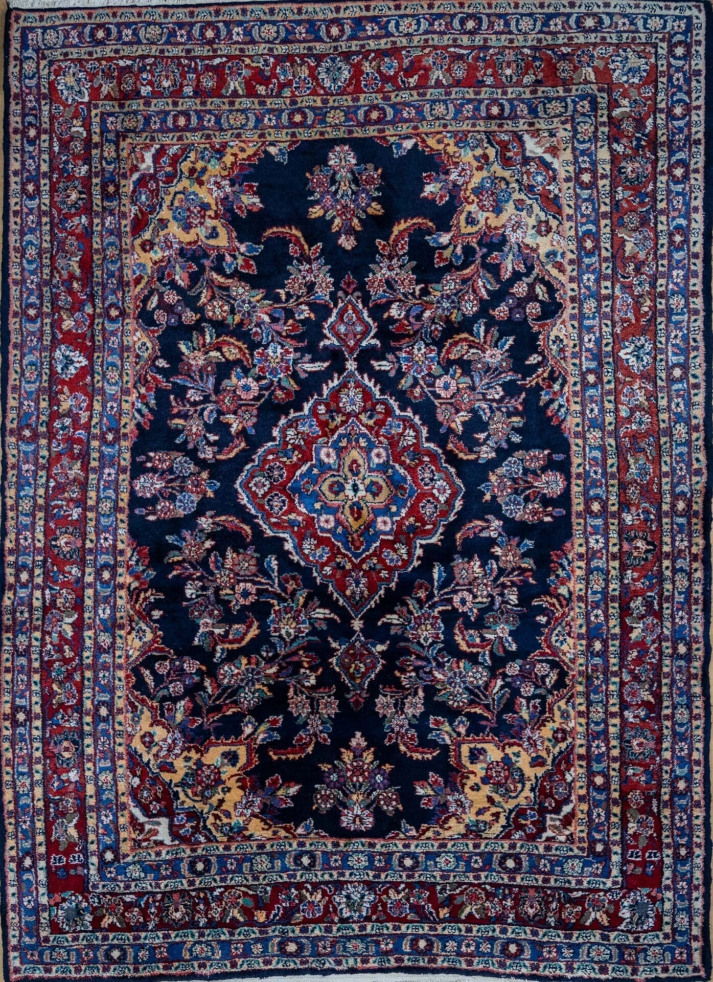 Perserteppich Hamedan 302 x 207 cm Wolle handgeknüpft