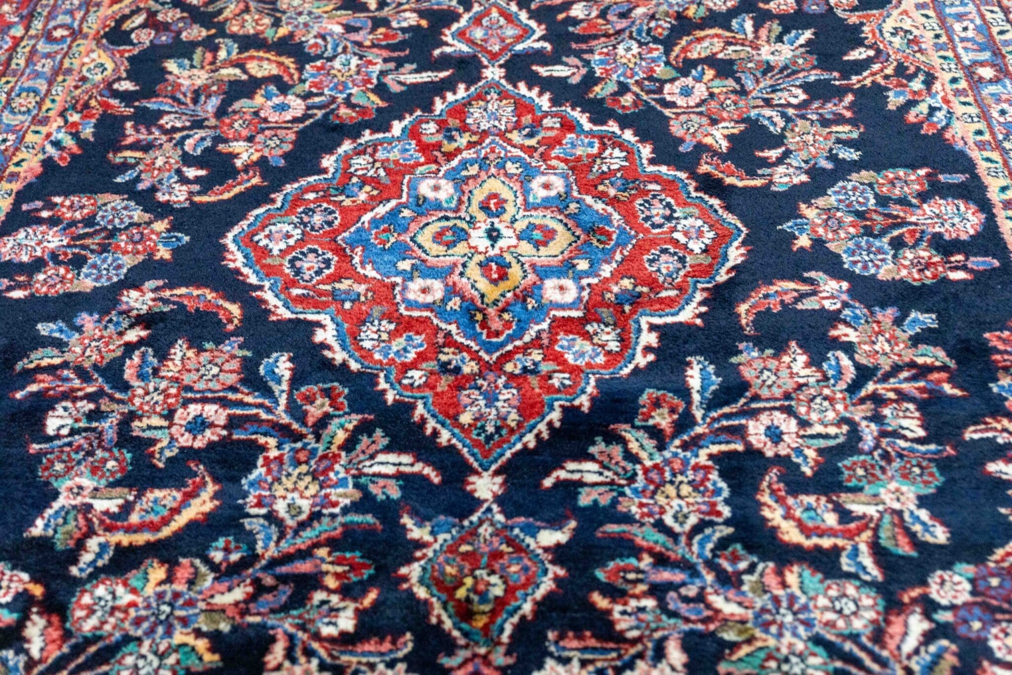 Perserteppich Hamedan 302 x 207 cm Wolle handgeknüpft