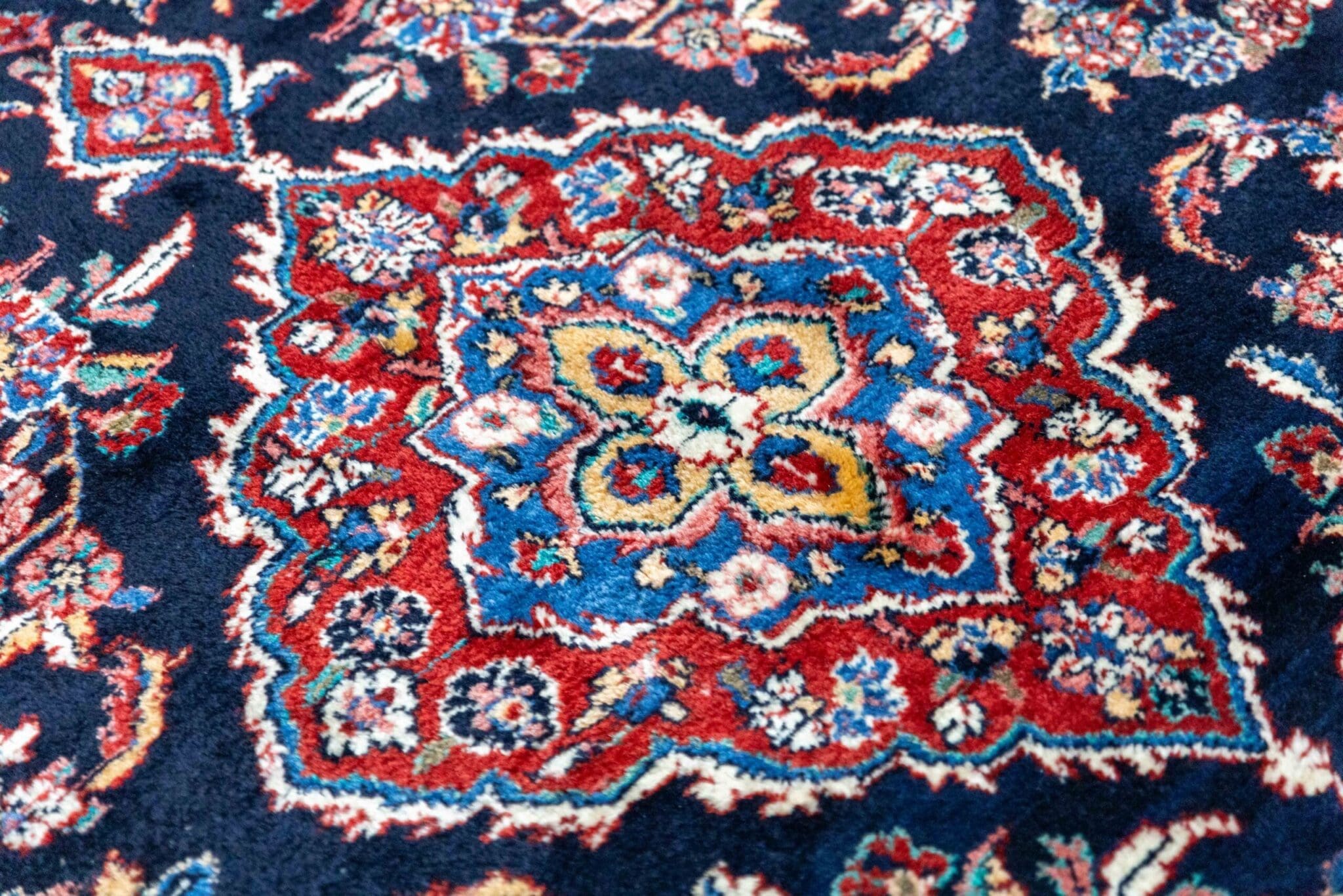 Perserteppich Hamedan 302 x 207 cm Wolle handgeknüpft