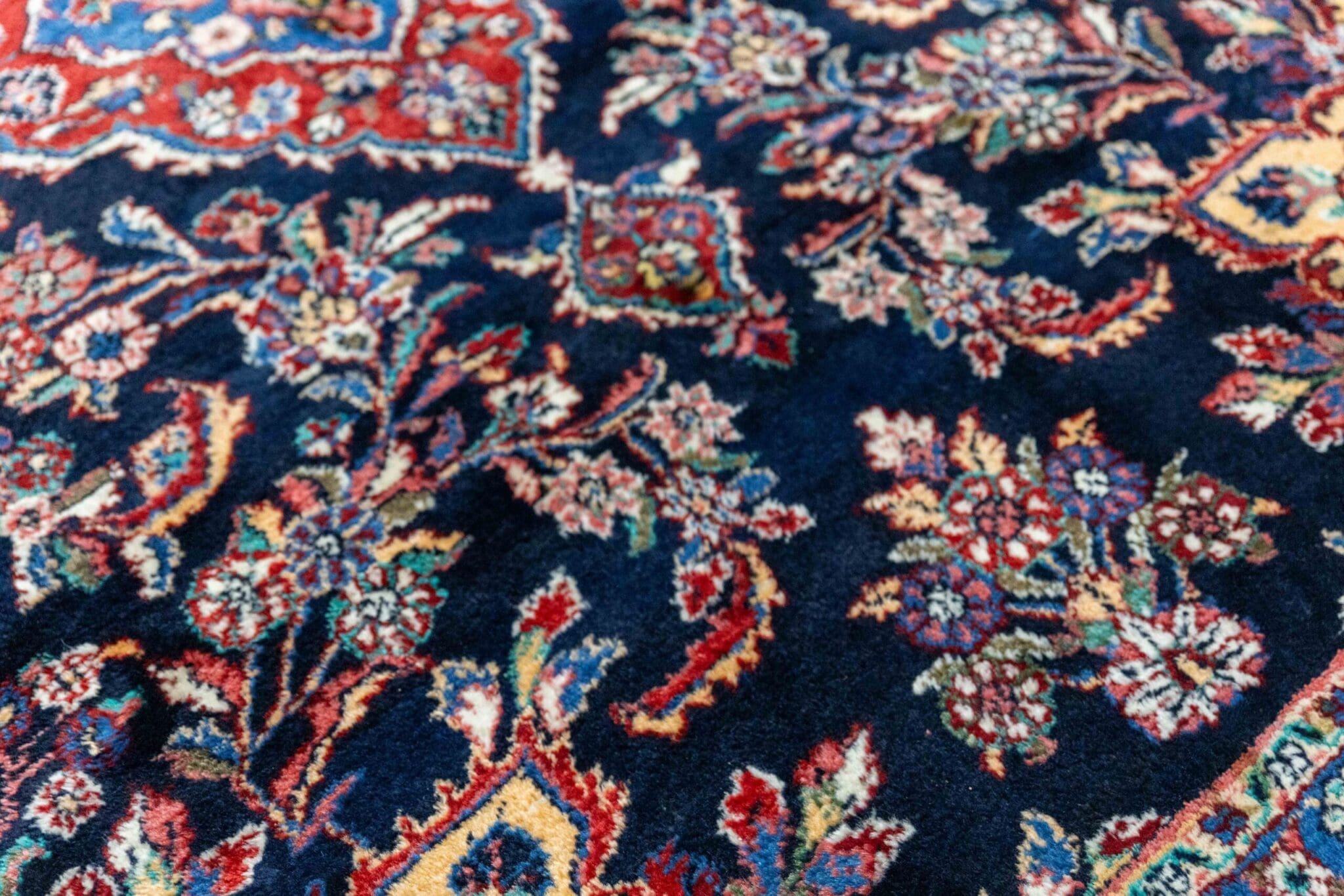 Perserteppich Hamedan 302 x 207 cm Wolle handgeknüpft