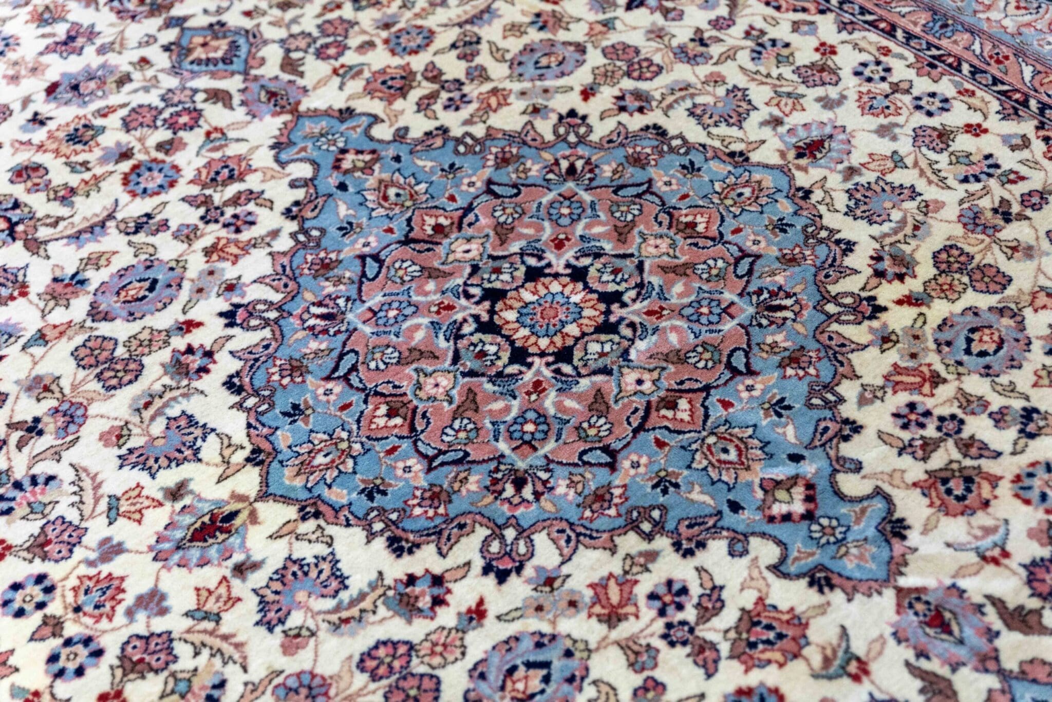 Perserteppich Sarough 291 x 201 cm Wolle handgeknüpft